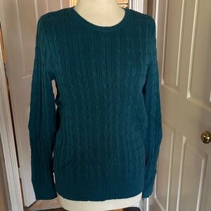 St. John's Bay Teal Crew Neck Sweater